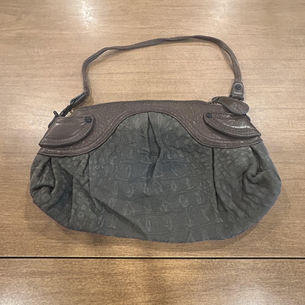 Abaco Shoulder Bag Womens Medium Brown Leather Slouchy Purse Made In France